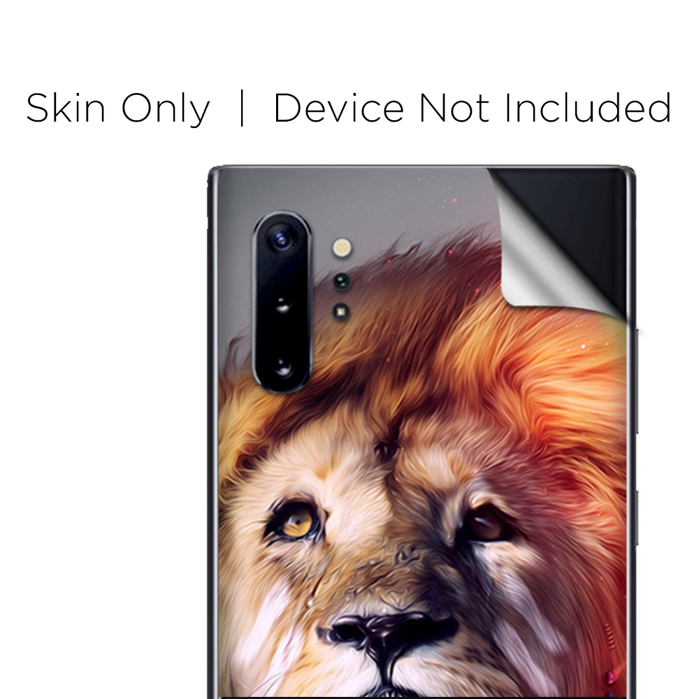 Skins Decal Wrap for Samsung Note 10 Plus Lion face