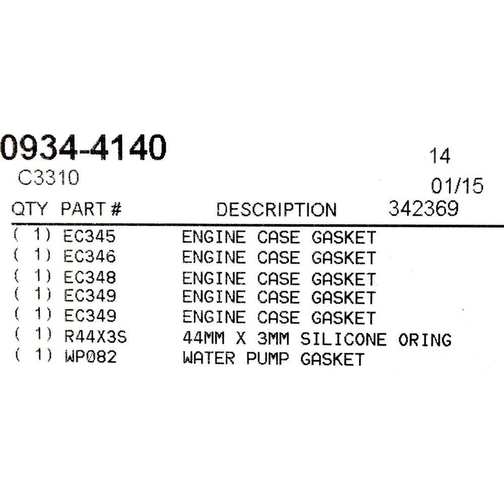 Cometic Bottom End Gasket Kit - C3310