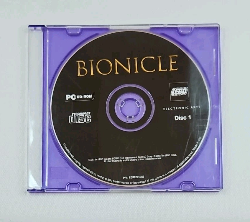 Bionicle LEGO PC Game CD ROM DISC 1 ONLY 2003 EA