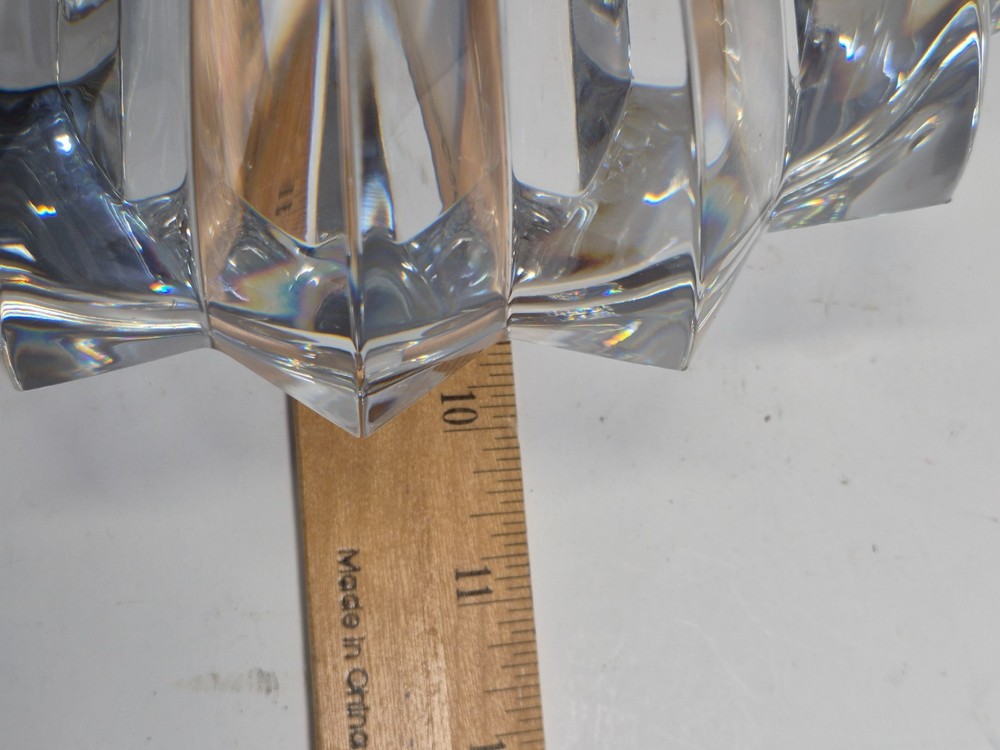 EXQUISITE ORREFORS CRYSTAL CENTERPIECE BOWL SIGNED & NUMBERED