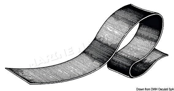 Osculati Strip 60x2 mm Black