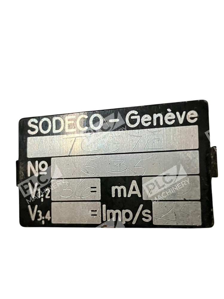 Sodeco 7 Digit Impulse Counter TCE7E