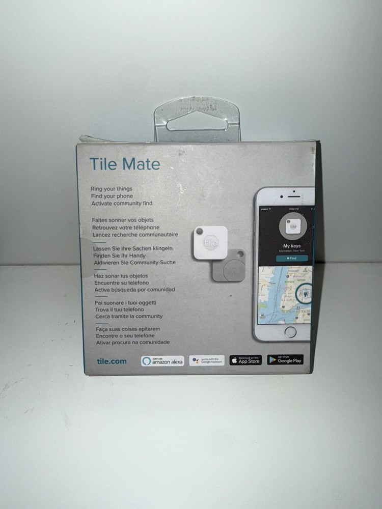 Tile RT-13001 Mate Item Tracker Replaceable Battery Factory Sealed