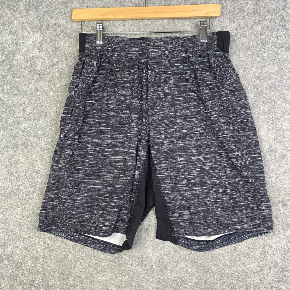 Lululemon Athletic Shorts Mens Medium Heathered Drawstring Lined