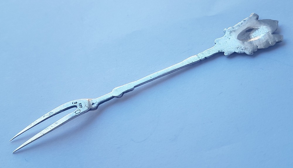 Fork/ Serving fork/ Lemon fork, 800 Silver, around 1900 N905