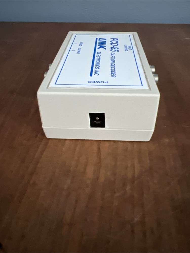 Link Electronics - PCD-85 - Portable Closed Caption Decoder - Not Tested