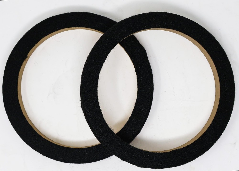 Installation Solution 1 Pair 6.5" MDF Speaker Ring (Black) RING-065CBK Speake...