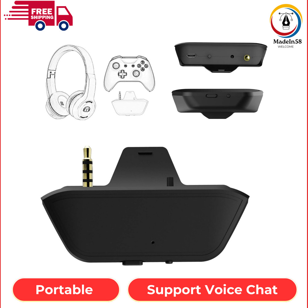 Bluetooth Transmitter Dongle For Xbox Controller Stereo Audio Adapter LowLatency