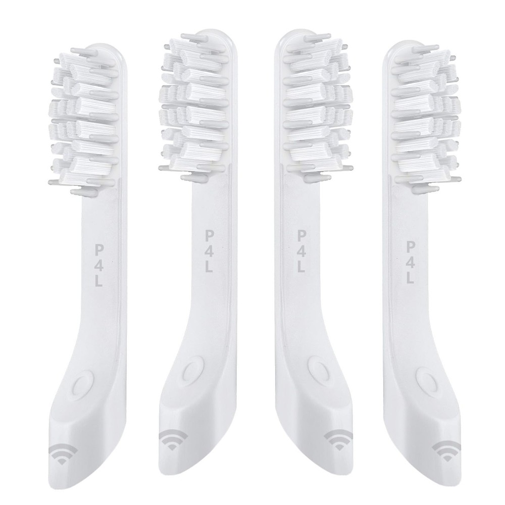 White Toothbursh Replacement Head Compatible with Quip Styled Electric Brush