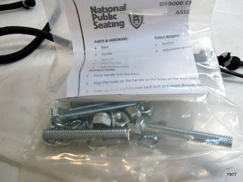 National Public Seating Dy-9000 Dolly HARDWARE ONLY