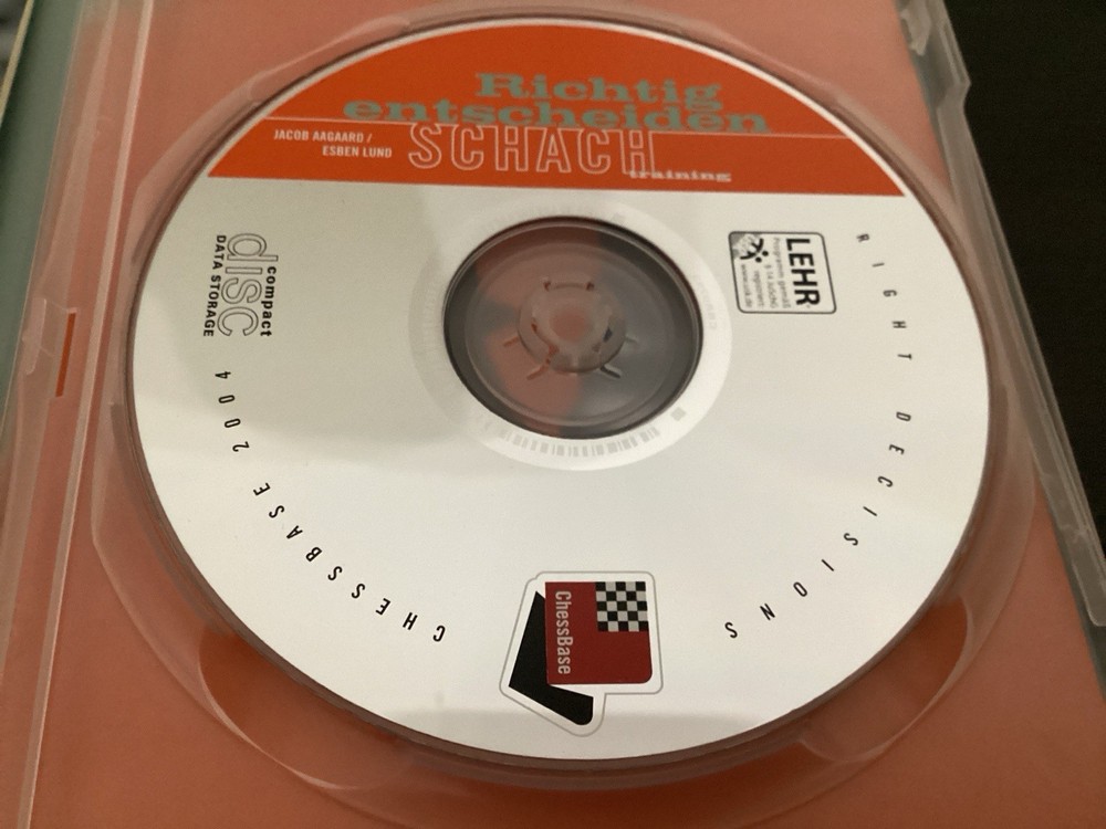 Chess Training CD-ROM - Right Decision, Jacob Aagaard, Esben Lund