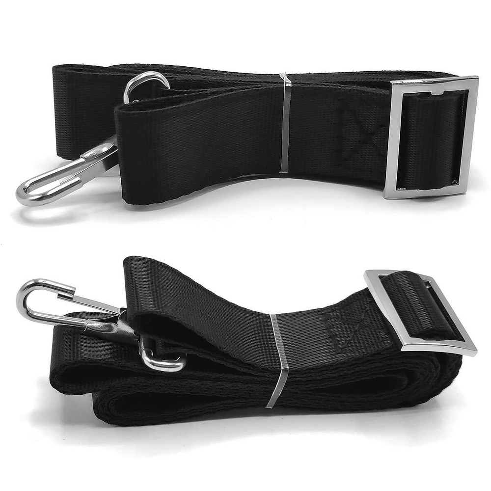 2 Pcs Adjustable Bimini Boat Top Strap Loop Single Snap Hook, 28~60 Inch