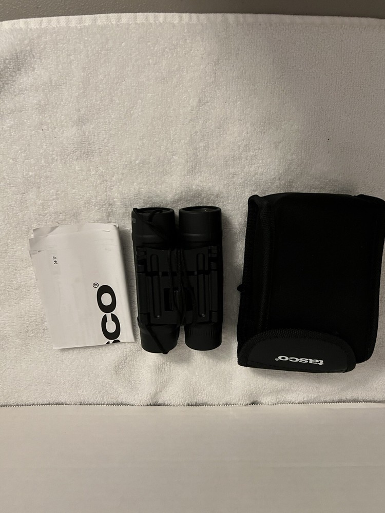 Tasco Compact Binoculars 16x32mm With Soft Case Compact, Black