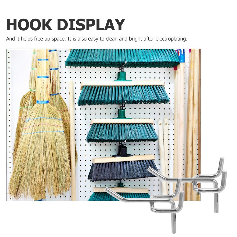 50 PCS Tool Hook Peg Board Organization Wall Organizer for Garage