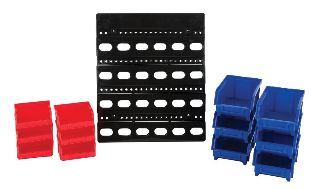 Performance Tool W530 12 Piece wall mount bin system