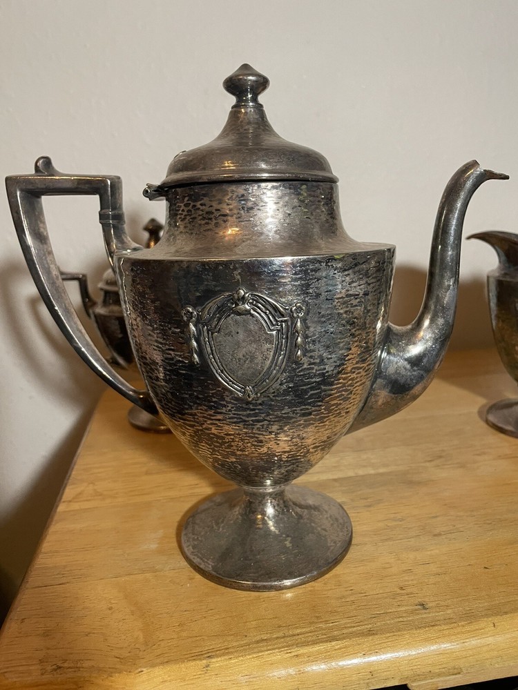 Sheffield Silver plate Teapot 4 Pieces