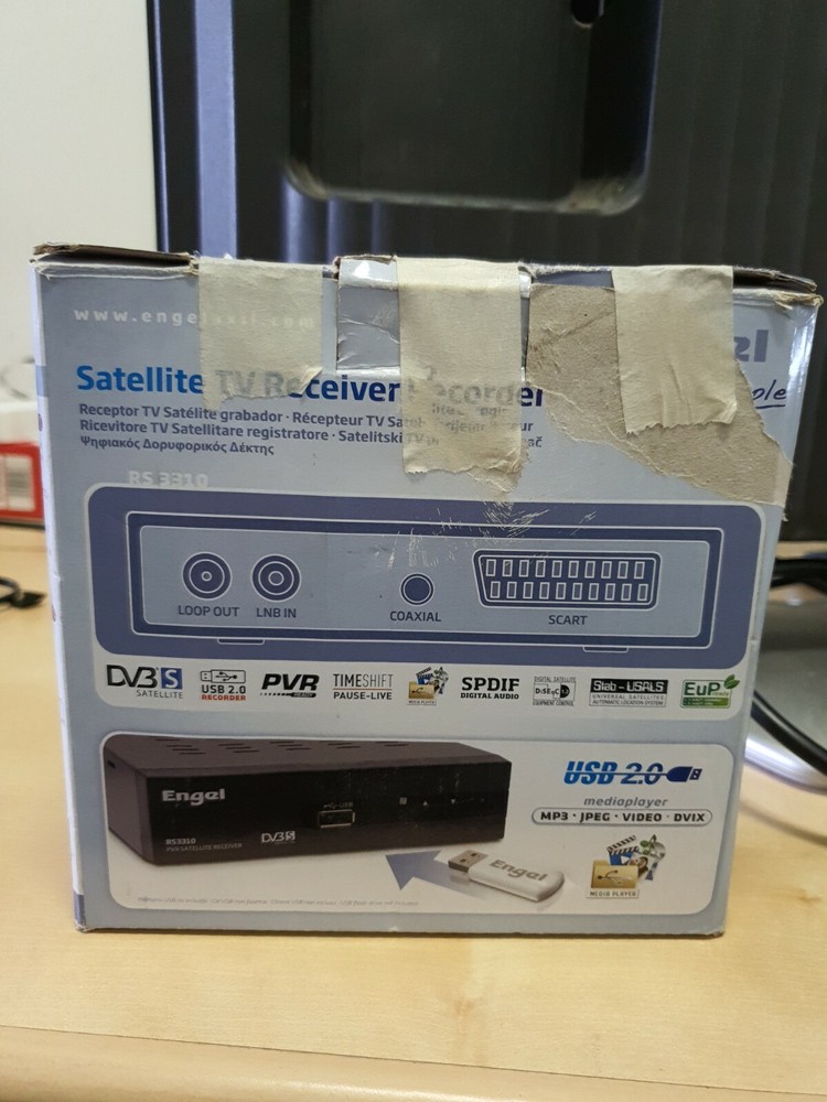 Engel RS3310 Decoder Digitale Ricevitore TV Satellitare DVB-S PVR-Ready refS0219