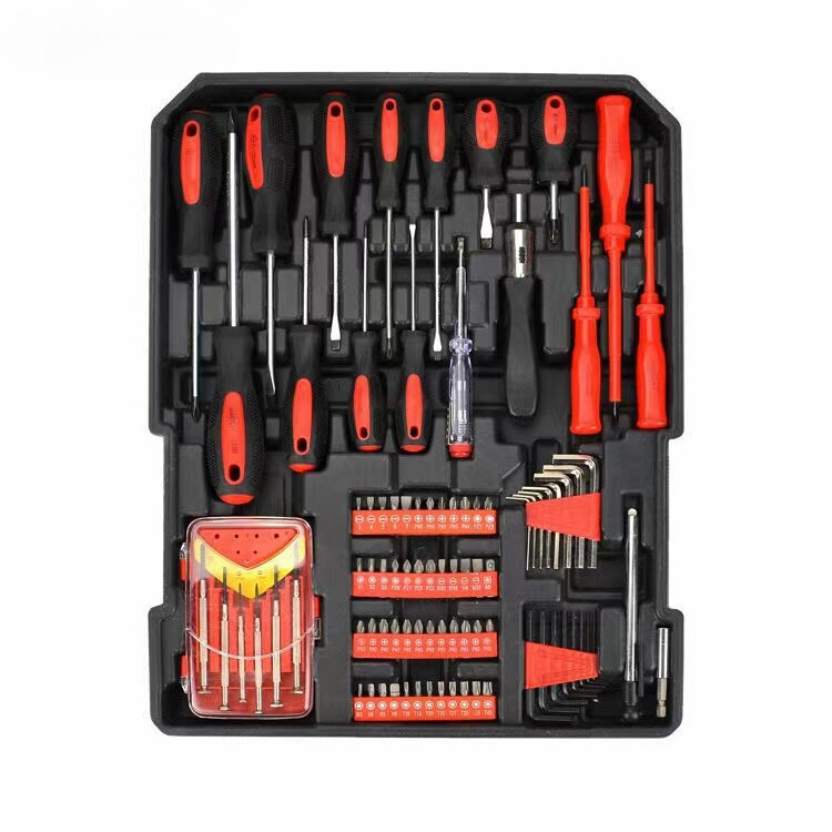 Professional Full Set Electrician Multi-function Hardware Household Toolbox