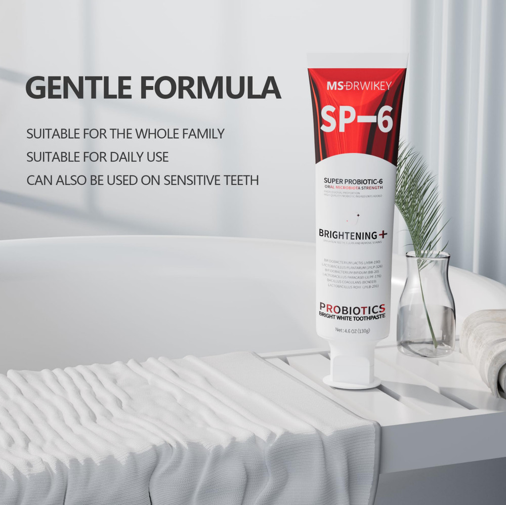 MSDRWIKEY 3-Pack Toothpaste Bundle | SP-6 Whitening & Cooling & 7-Pro