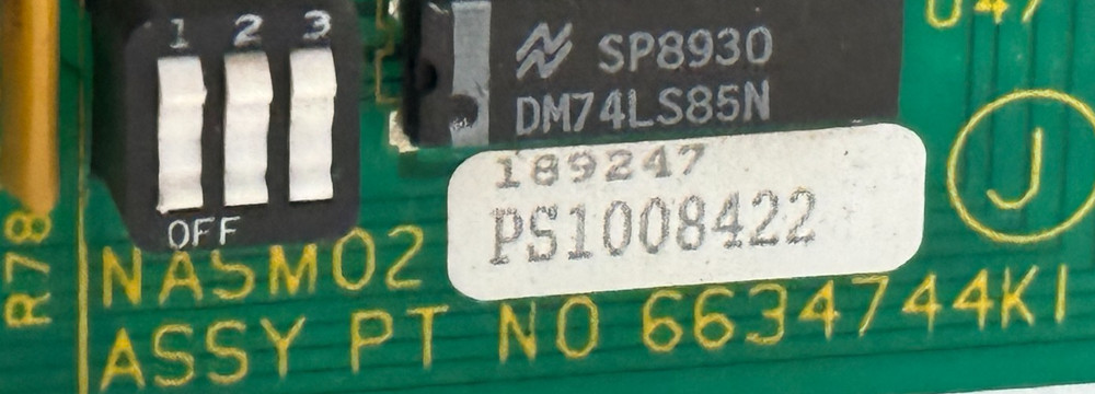 USED Bailey 6634744KI Analog Slave Module