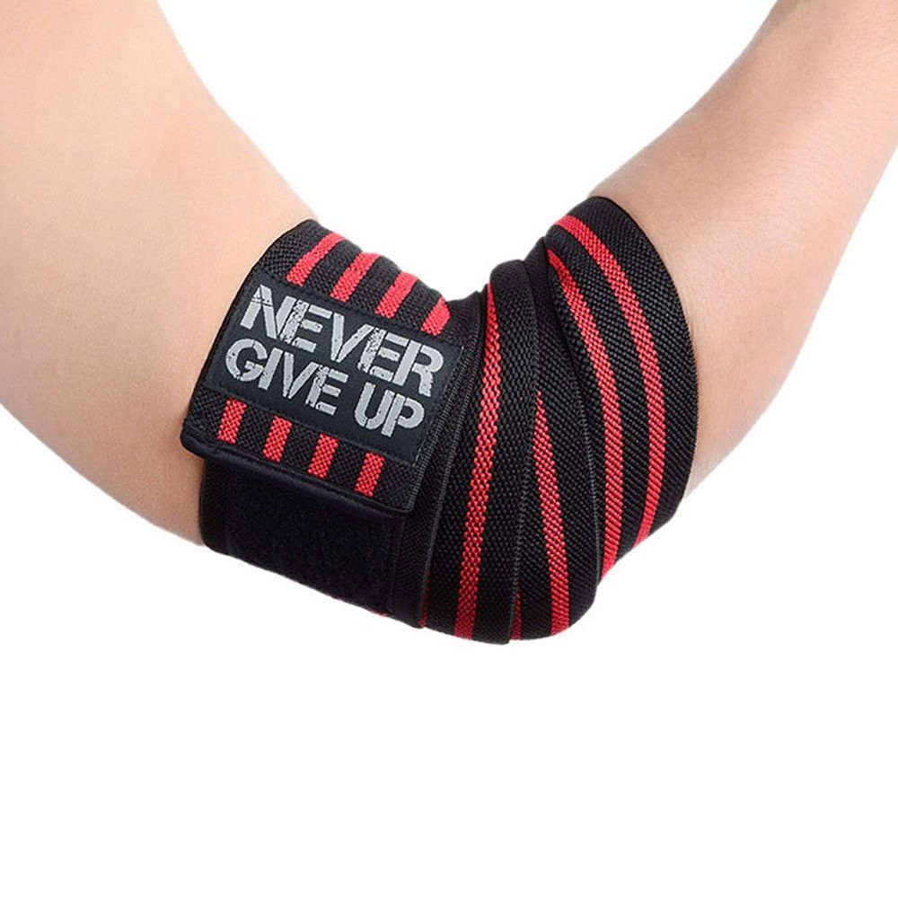 HYFAN Professional Elbow Wraps Elastic Straps Brace Support Protector for Wei...