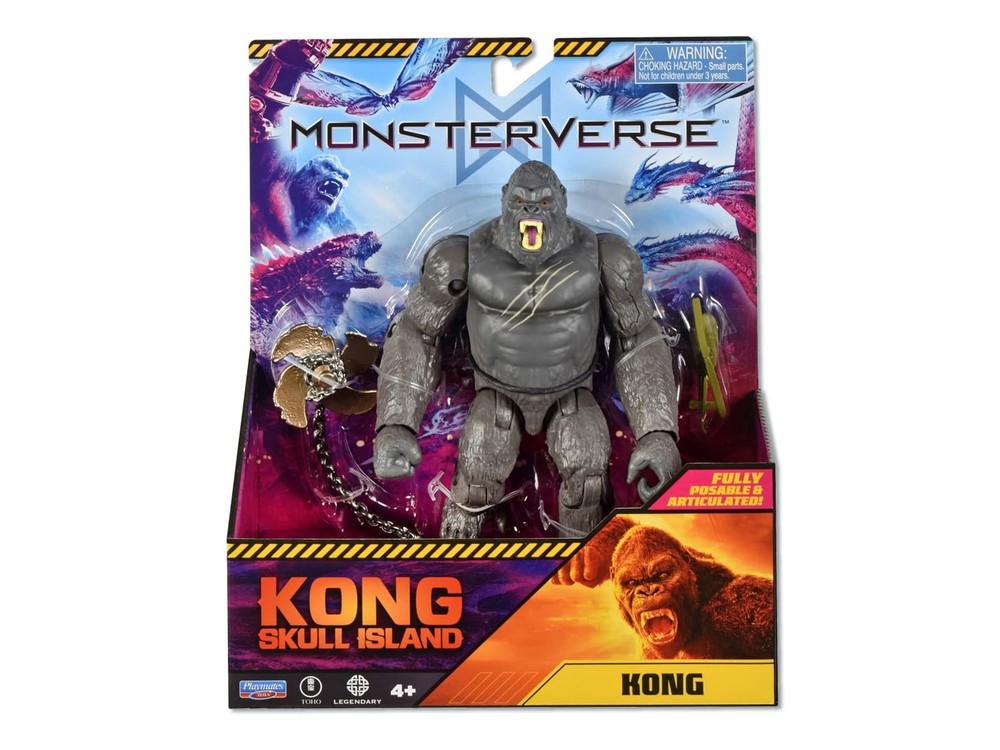 PlayMates MonsterVerse Kong 6 inch, Multicolor