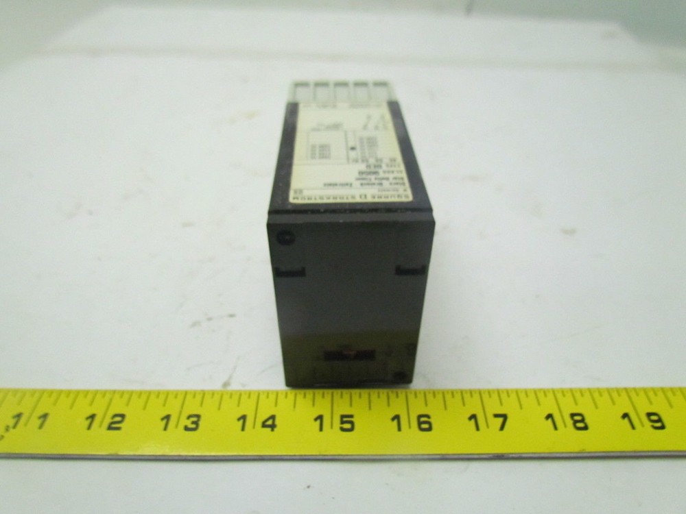 Square D Class 9050 type DED Star delta timer 110VAC 0.5-10 Sec. Adjustable