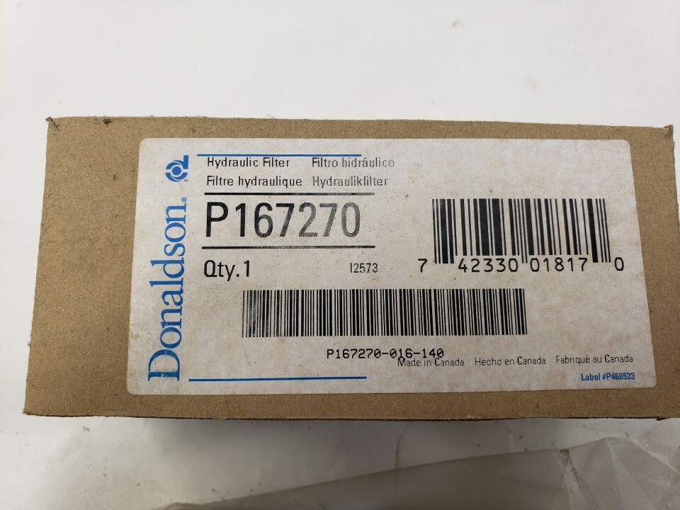Donaldson Model: P167270 Hydraulic Filter