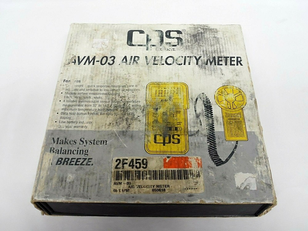 CPS AVM-03 Air Velocity Meter Velocitor Animometer
