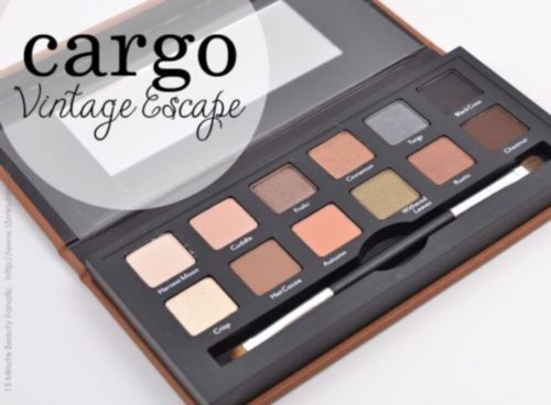 Cargo Vintage Escape Eye Shadow Palette New Box