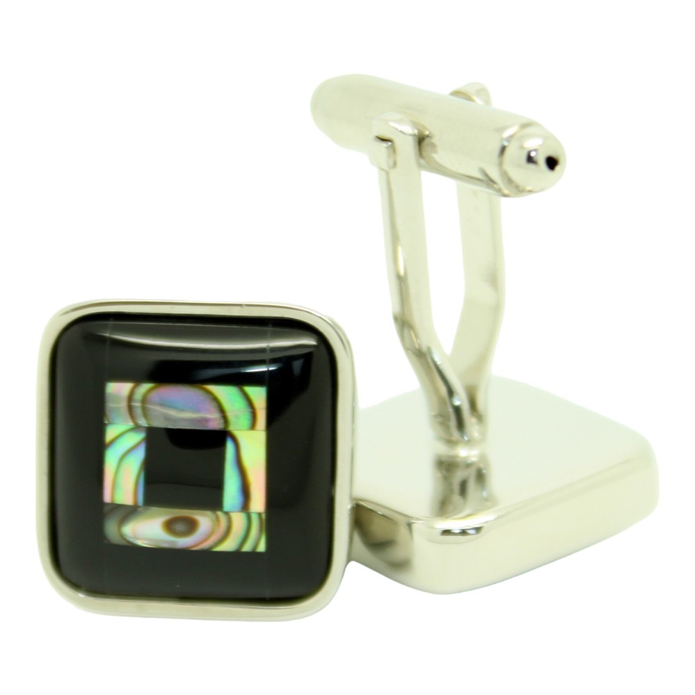 Black Multi Square Cufflinks