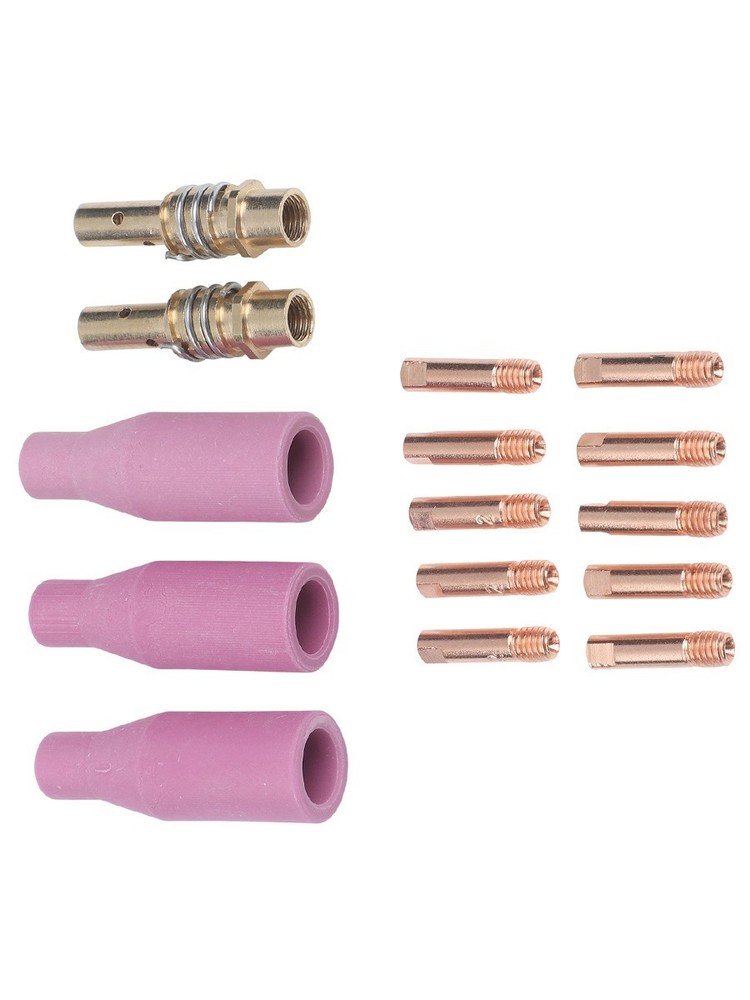 Welding Nozzle Kit 15AK Torch Tips Brass Construction Earthenware Nozzles