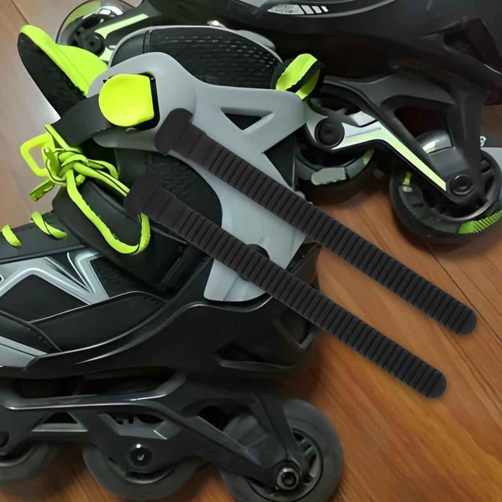 8 Pcs Strap for Cuff Buckle Replacement Instep Skates Black Support