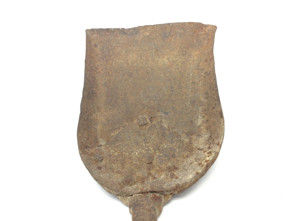 Antique Old Blacksmith Made Brass Handle Fireplace Shovel Hearthware Tool Scoop