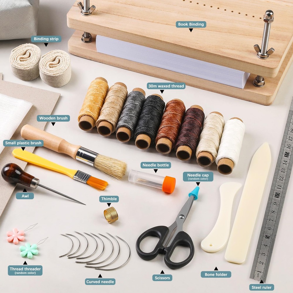 Book Binding Kit Book Press Tools Bookbinding Set