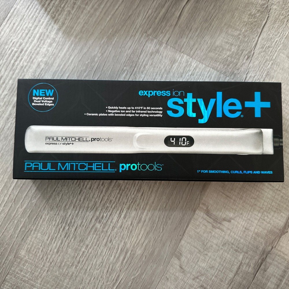 Paul Mitchell Pro Tools Express Ion Style+ 1" Ceramic Flat Iron - Silver
