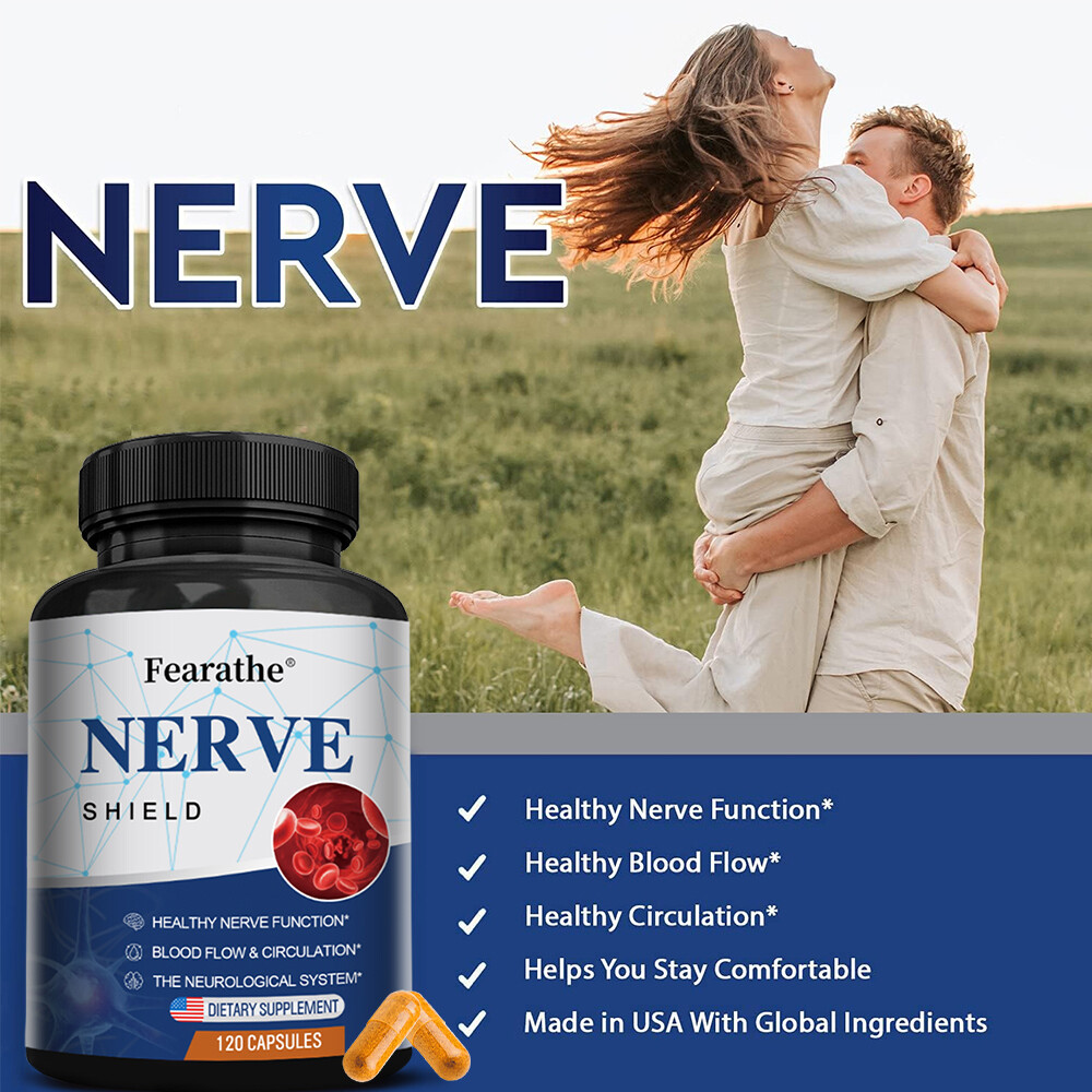Nerve Shield Nerve Formula for Neuropathy, Nerve Function, Blood Flow