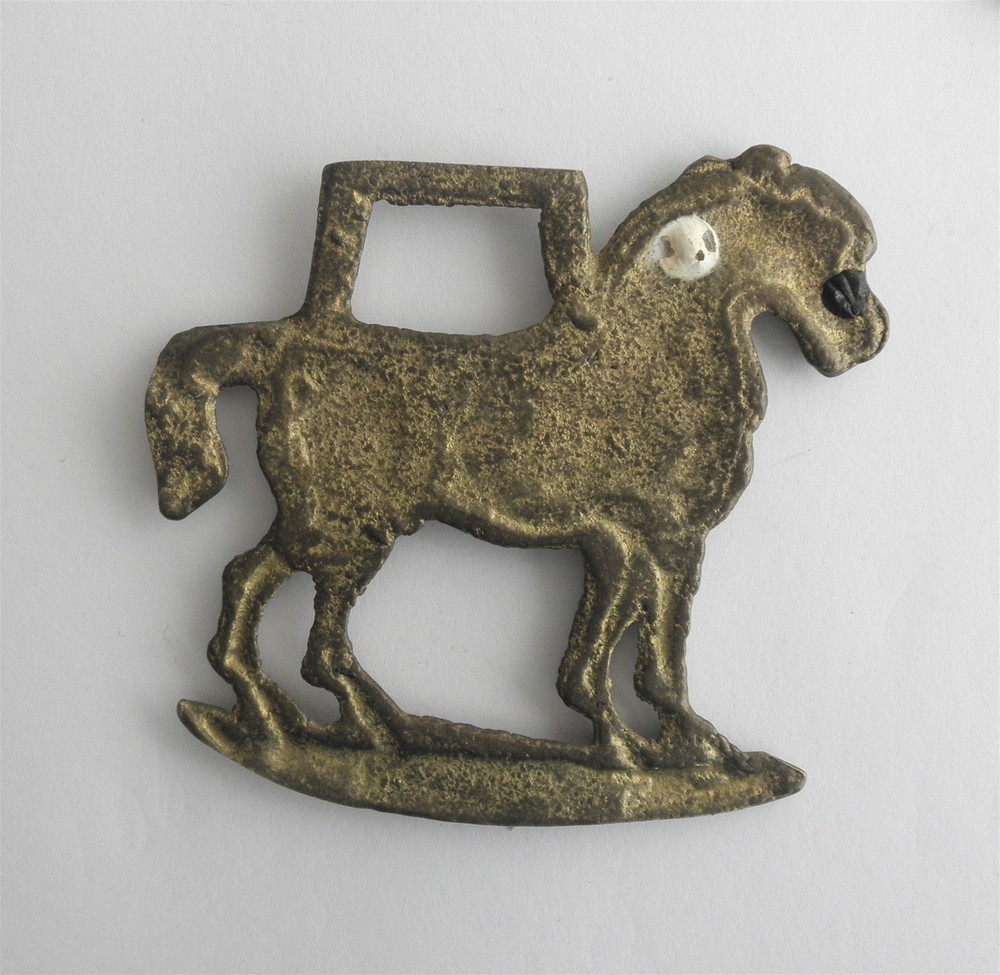 Victorian Brass SADDLE Decoration: Workhorse
