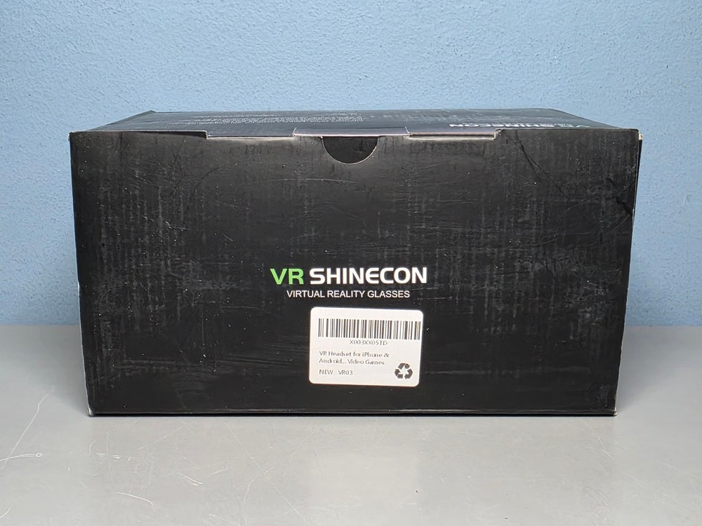 VR Shinecon Virtual Reality Glasses Smartphone Headset w/Controller New