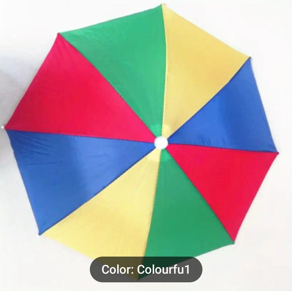 Umbrella Hat Sun Rain Folding Multifunction Adjustable Outdoor Headgear