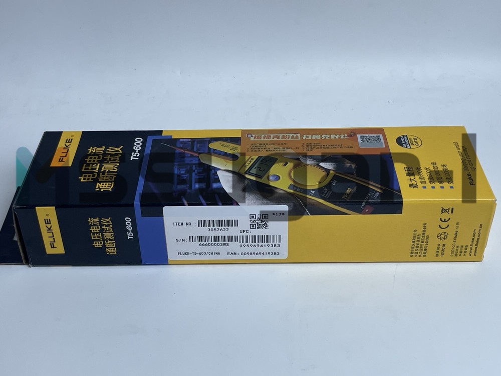 Fluke T5-600 Clamp Meter Continuity Current Electrical Tester #Z