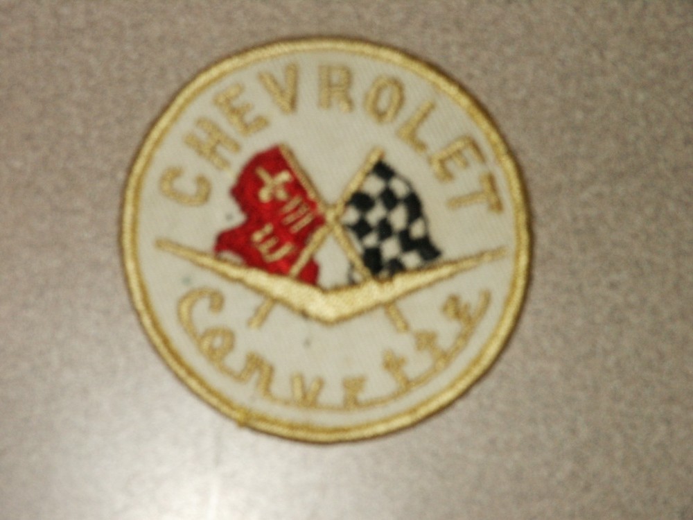 Vintage Chevrolet Corvette Patch Chevy 3" diameter