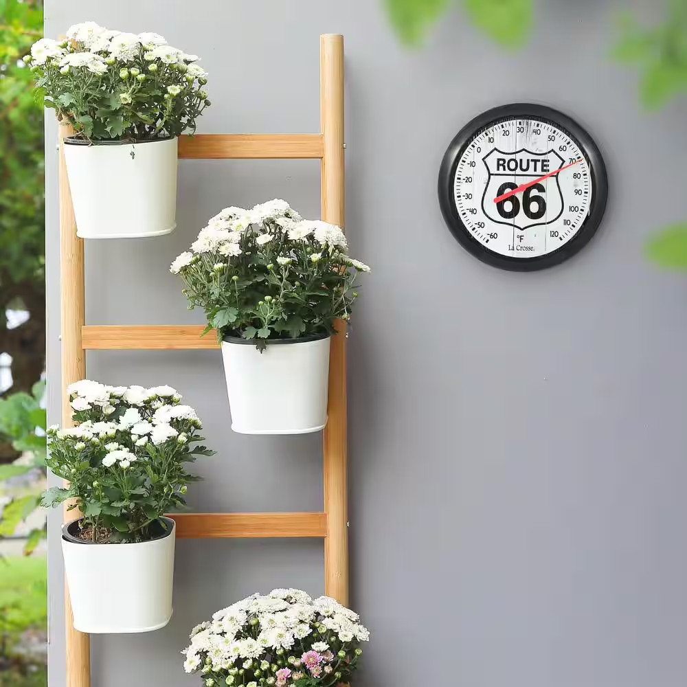 8 In. Route 66 round Dial Thermometer
