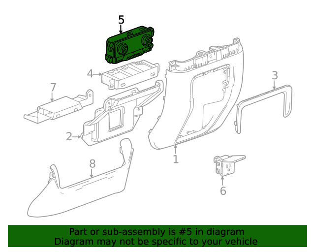 Genuine GM Heater Control 85736221