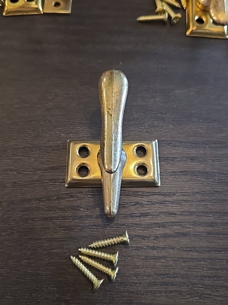 2 In Sash Lock, Brass With Mounting Hardware