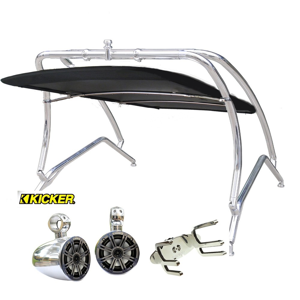 Origin Catapult Boat Wakeboard Tower + Pro bimini + Speaker +Wakeboard/Surf Rack