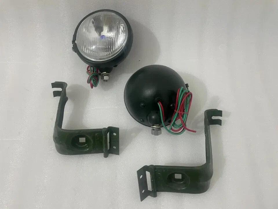 Willys Jeep MB Ford GPW Headlight Light with Bracket Pair Left & Right |Fit For