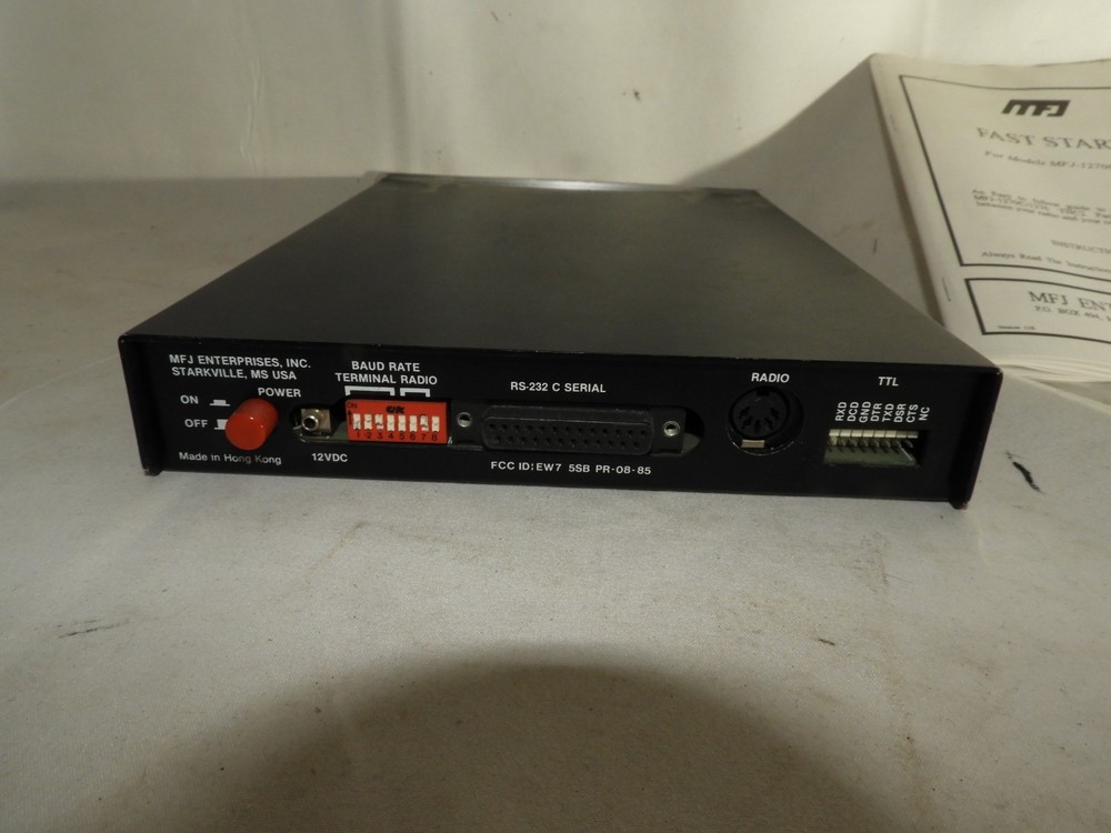 MFJ-1270 TNC2 Packet Radio Controller w/ Cables & Manual – Powers On, Untested