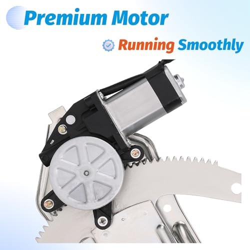 Front Right Passenger Side Power Window Regulator with Motor Compatible with