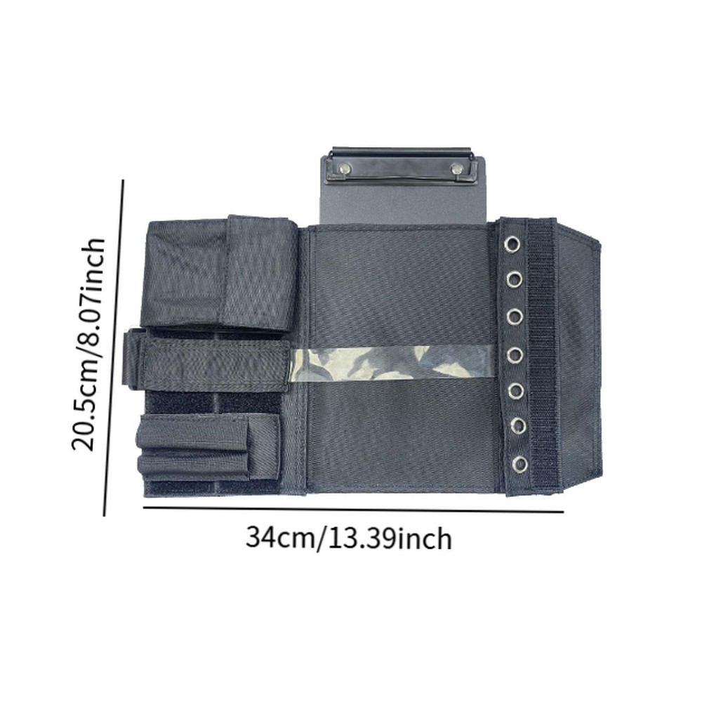 Aviation Leg Strap Board Pilot Notepad Holder Organizer Wide Elastic Strap Pilot